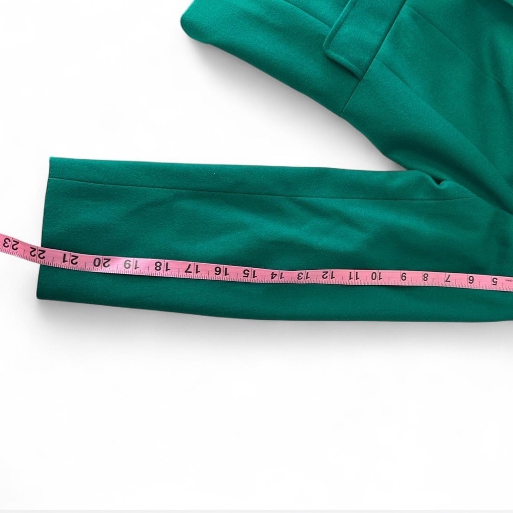 Talbots Emerald Wool Blazer with Black Velvet Collar - Picture 7 of 7